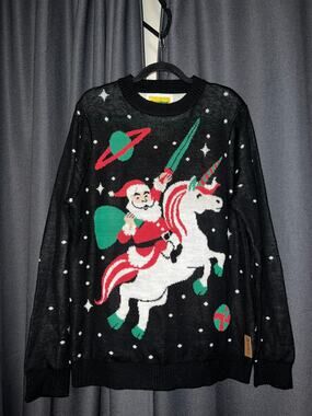 Ugly Christmas Sweater Xmas Size Large Tipsy Elves